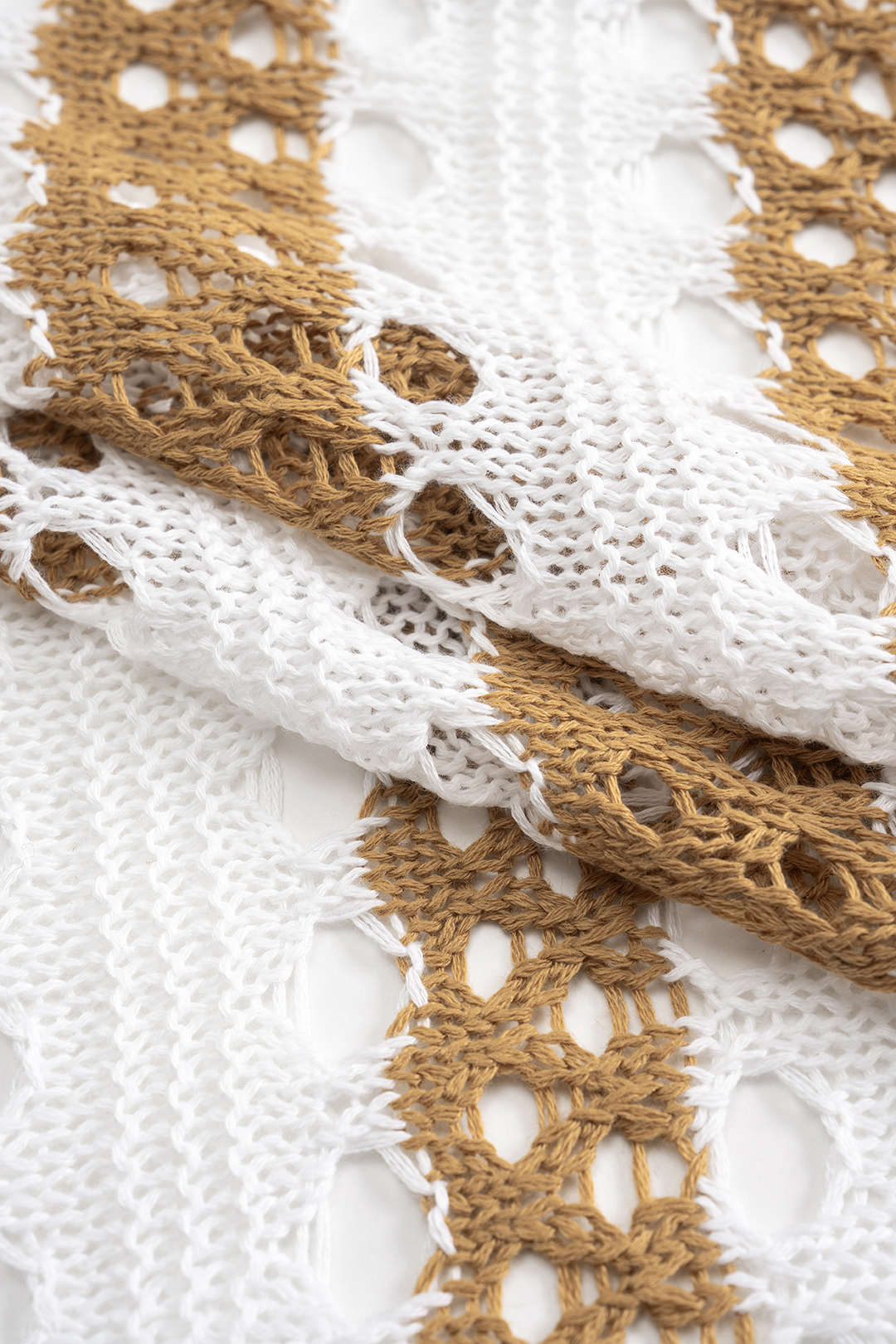 Knit Cut Out V-Neck Tie-Up Short Sleeve Dress