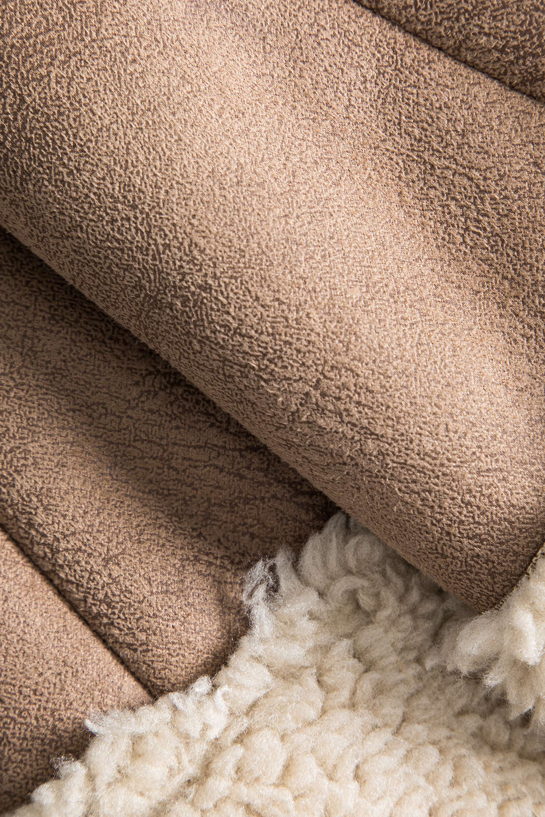 Suede Patchwork Mini Skirt