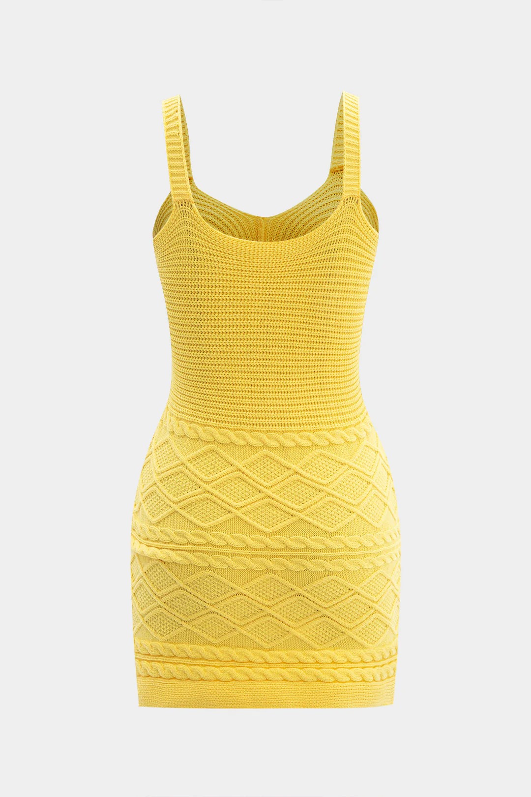 Cable Knit Slip Mini Dress